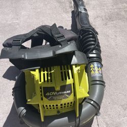 Ryobi Back Pack Battery Powered Blows
