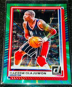 Hakeem Olajuwon Green Laser Holo 2025-26