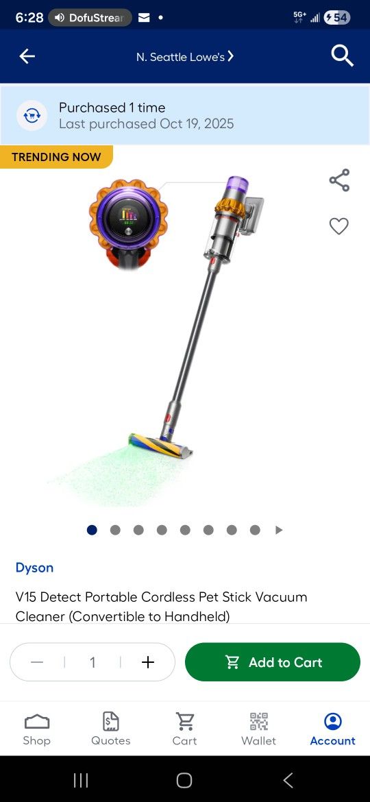 V15 Dyson Brand New
