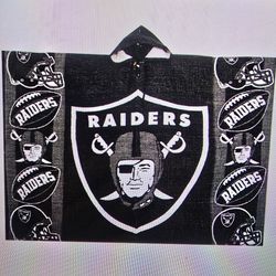 Inspired By Raiders Ponchos (Hand Made)