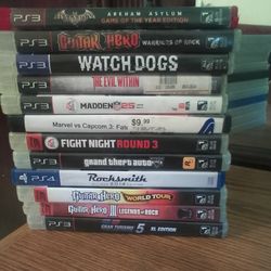 PS3 games in good condition  $20 for all obo