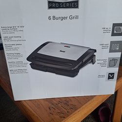 Bella Pro Series 6 Burger Grill 
