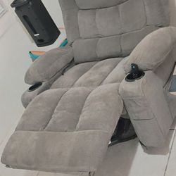Gray Rocker + Recliner
