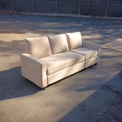 77" Beige Couch 