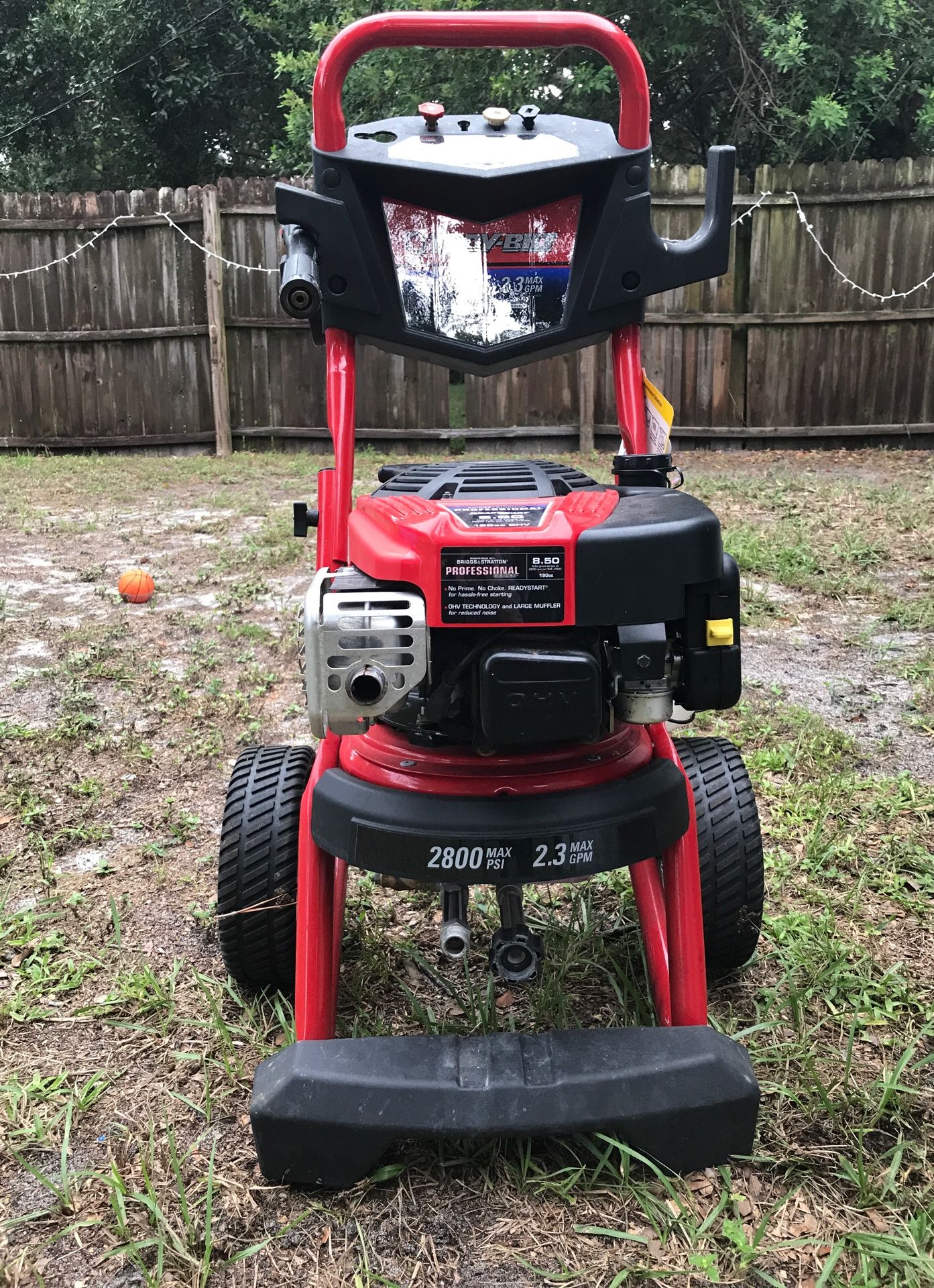 Barely used pressure washer