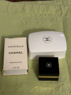 Vintage CHANEL Cristalle Splash Miniature  1/4 Fl oz- Whit Crème Box,Soap Dish Read Description 