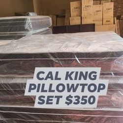  Cali King Pillowtop Set 