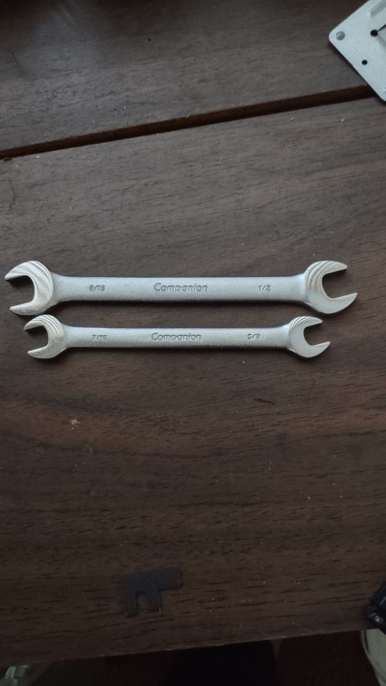 2x COMPANION WRENCHES  = $10$