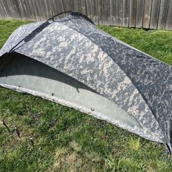 Military 1 Person 4 Season Summer Fall Spring Winter Tent Hiking Backpacking