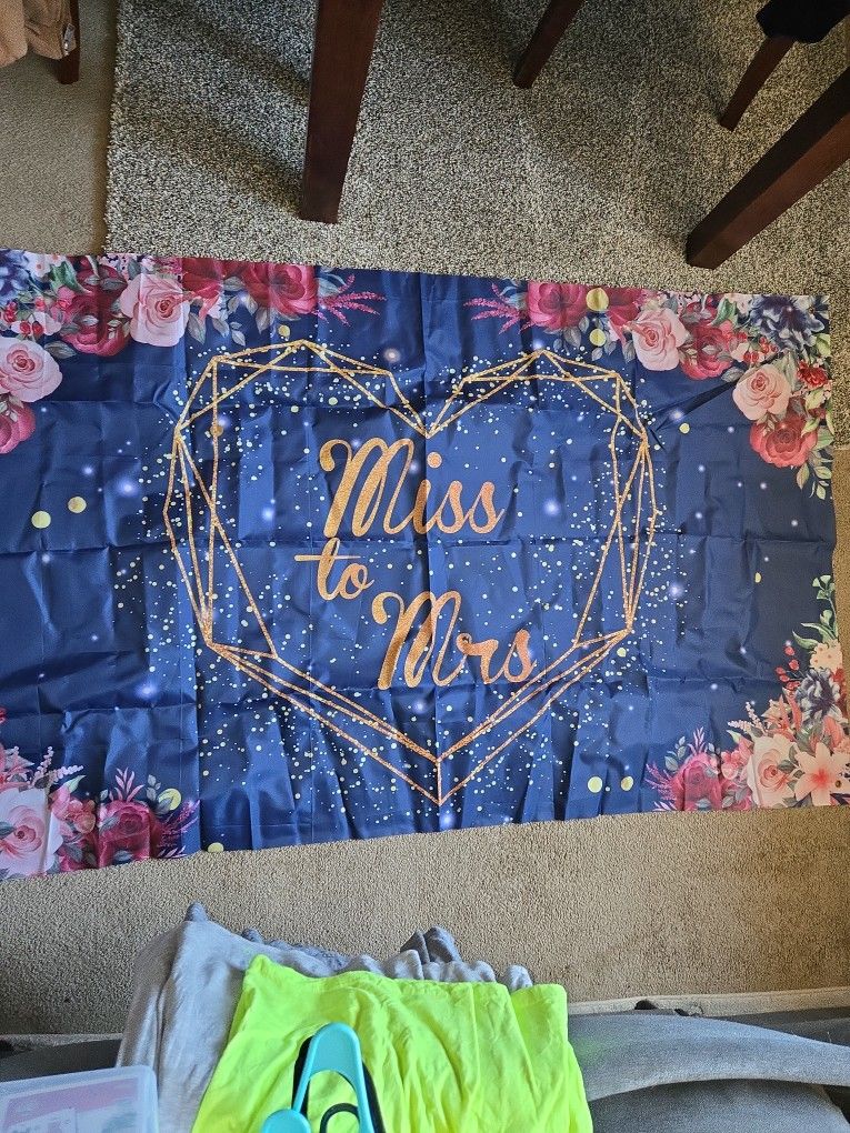 Miss To Mrs Wedding Sign