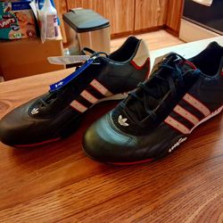 adidas GOODYEAR RACER BLACK SUEDE Size 12 Mens