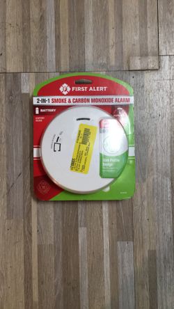 First alert two in one smoke and carbon monoxide alarm