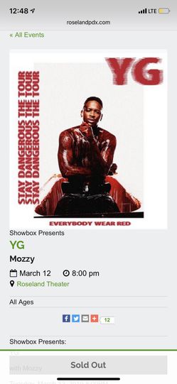 YG ticket