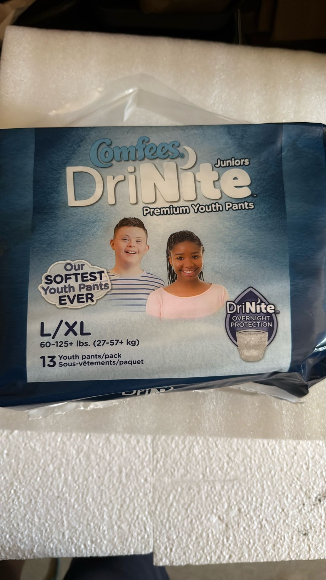 Comfees Drinite Juniors Premium Youth Pants L/XL $5