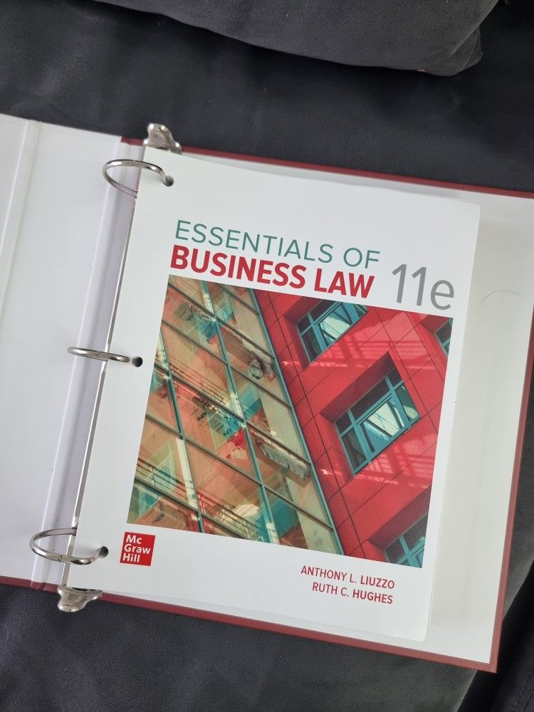 Essentials Of Business Law 11th Edition For MHCC college