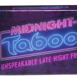 Hasbro Party Game Midnight Taboo Board Game for Adults; Fun and Hilarious Adult