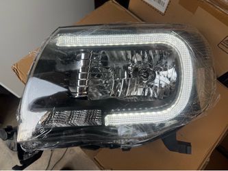 05-11 Toyota Tacoma Black LED Strip Headlights