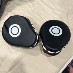 boxing hitting mitts
