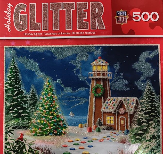 Glitter Christmas Jigsaw Puzzle 500 Piece
