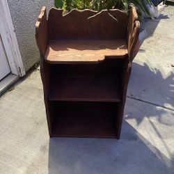 Small, Unique, Vintage Homemade Bookshelf.