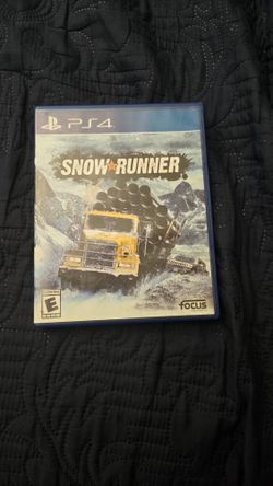 snow runner ps4 never used 