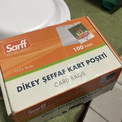 Clear ID Badge Holders (100 pcs) – used, good condition