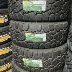 TBB TIRES 33x12.5R17 $740 Por 4 Llantas Nuevas Montadas Y Balanceadas 📲 562-805-9930 Pedro 