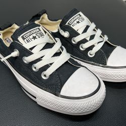 Converse Chuck Taylor Shoreline Slip-On Shoes, Black, Women 5.5