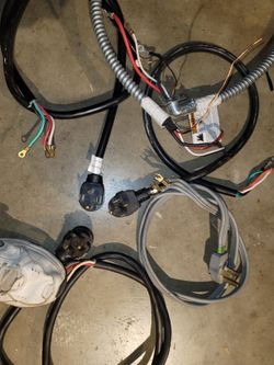 Oven stove dryer power cords