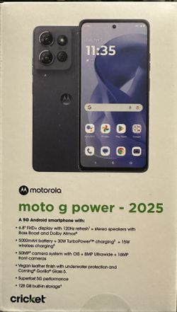 Free Moto G Power 2025 When You Get A New Line At Cricket
