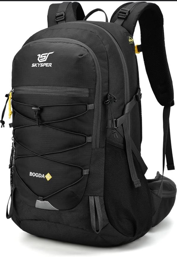 SKYSPER Bogda 35L Black hiking backpack, lightness, durability, safety- New