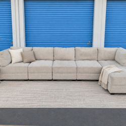 Light Gray Modular Tisdale Sectional