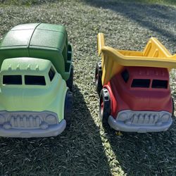 Green Toys Dump Truck And Recycling Truck