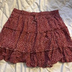 Woman’s Red Skirt 