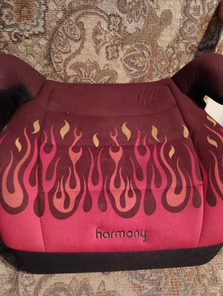 Red Flames Harmony Booster Seat.