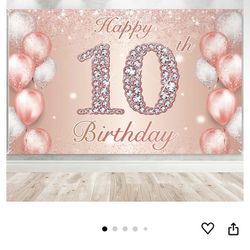 10th Birthday Banner