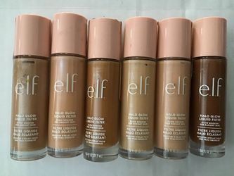 New Elf halo glow foundations