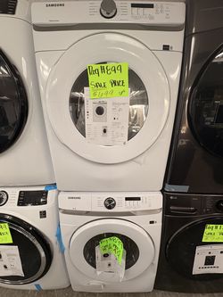 Samsung front load washer and dryer set