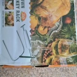 New Still In Original Box. A Chicken Oven Holder.