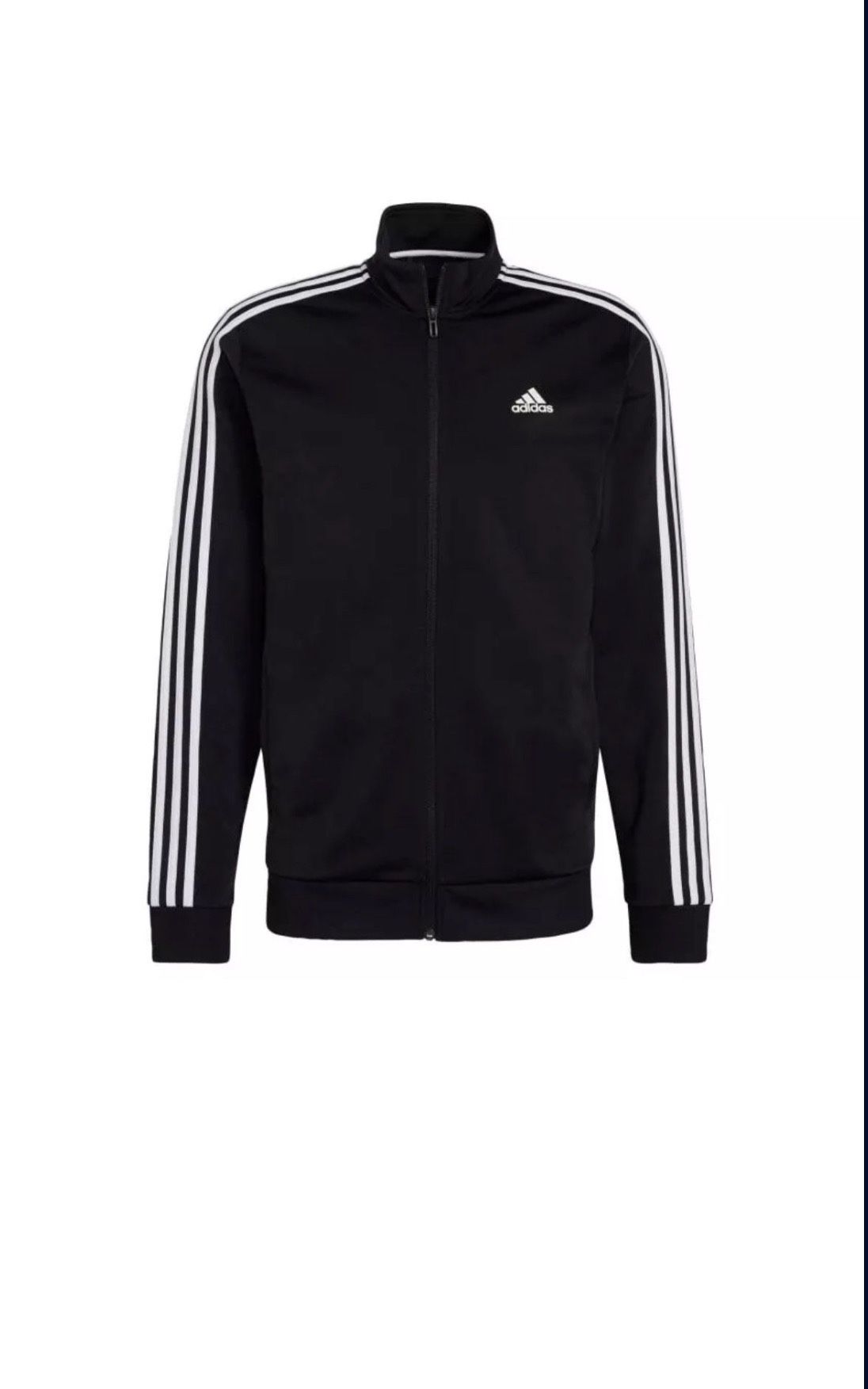 adidas men Essentials Warm-Up 3-Stripes Track Jacket 3XLT
