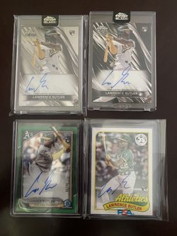 Lawrence Butler Lot Rookie Autos