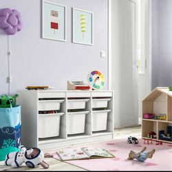 IKEA trofast toy organizer shelf cubby