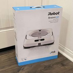NEW iRobot Mopper Braava Jet Mop M6 6110 Auto Charge Resume, Smart Map, WiFi, Jet Spray, App, Alexa, Roomba