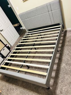Novilla Queen Bed Frame and mattress