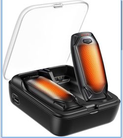 New Hand Warmers Rechargeable - 2 Pack 14000mAh AI Electric Hand Warmers with Charging Case, Magnetic 2 in 1 Pocket Handwarmers, Portable Heater Gifts