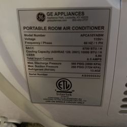 GE Portable AC