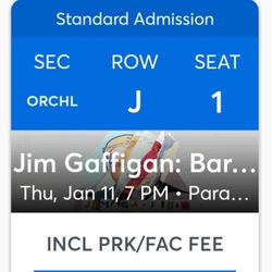 Jim Gaffigan Ticket Thursday 