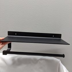Toilet paper towels - shelf holder.
