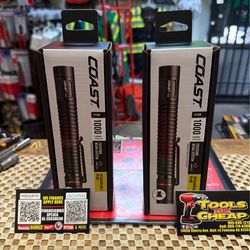 COAST 1000 Lumens Rechargeable Flashlight- $69 EACH