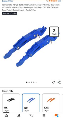 Yamaha YZ125 250 450 Passenger Foot Pegs Extensions